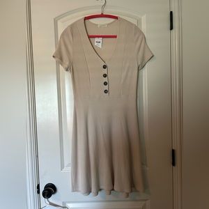 🚨 BNWT Böhme oatmeal ribbed shirt dress Size Large